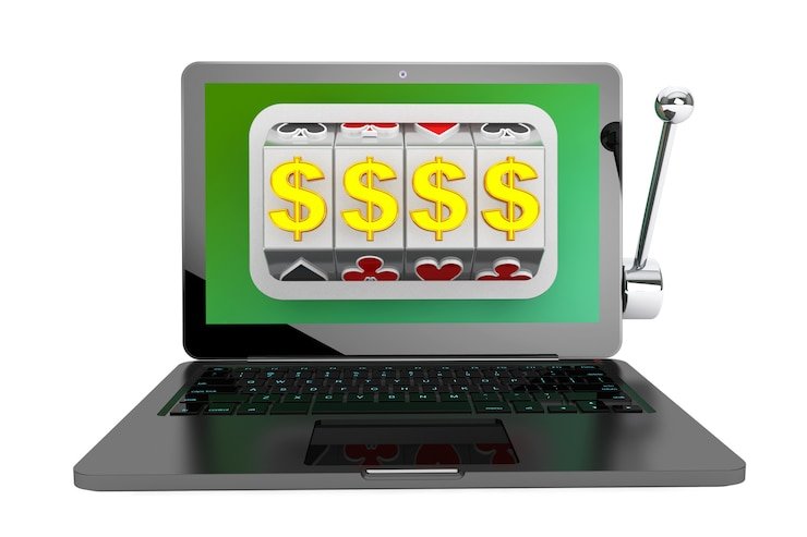 Pengguna membaca instruksi deposit mobile